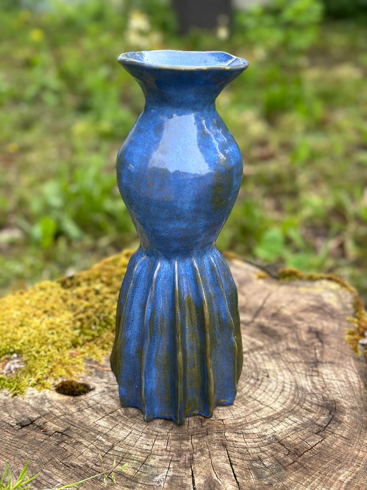 Handmade Blue Vase